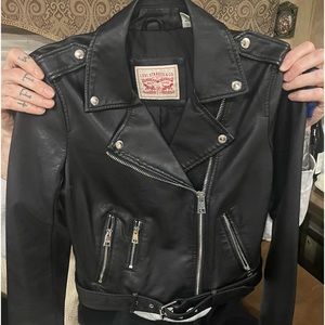 Levi’s faux leather moto jacket